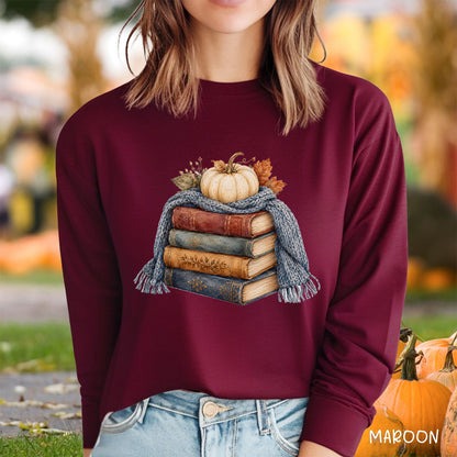 Cozy Up with a Good Fall Book Long Sleeve Tee