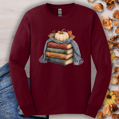 Cozy Up with a Good Fall Book Long Sleeve Tee