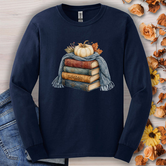 Cozy Up with a Good Fall Book Long Sleeve Tee