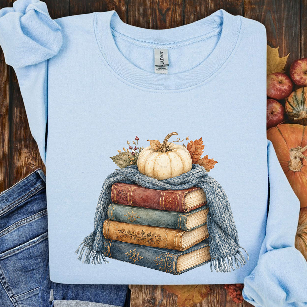 Cozy Up with a Good Fall Book Sweatshirt