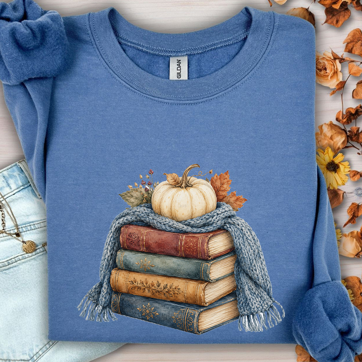 Cozy Up with a Good Fall Book Sweatshirt