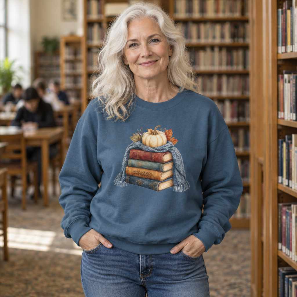 Cozy Up with a Good Fall Book Sweatshirt