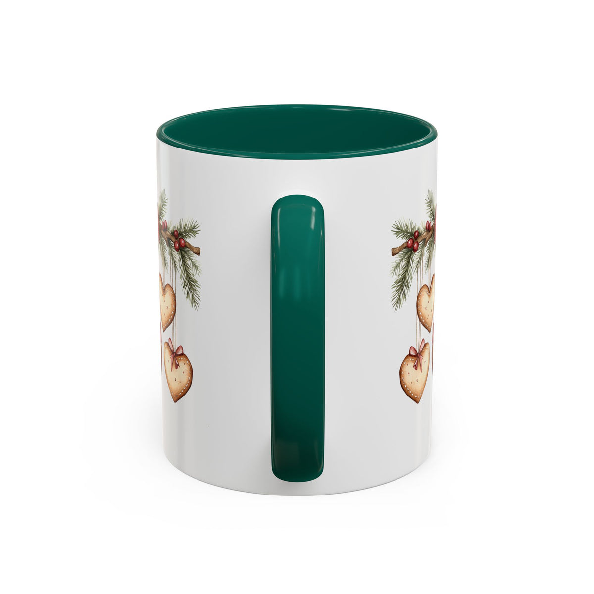 Christmas Gingerbread Heart Garland Mug (11/15oz)