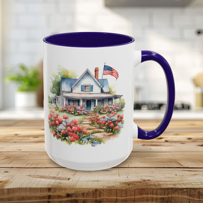 'My Country 'Tis Of Thee' American Farmhouse Mug (11/15oz)