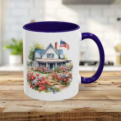'My Country 'Tis Of Thee' American Farmhouse Mug (11/15oz)