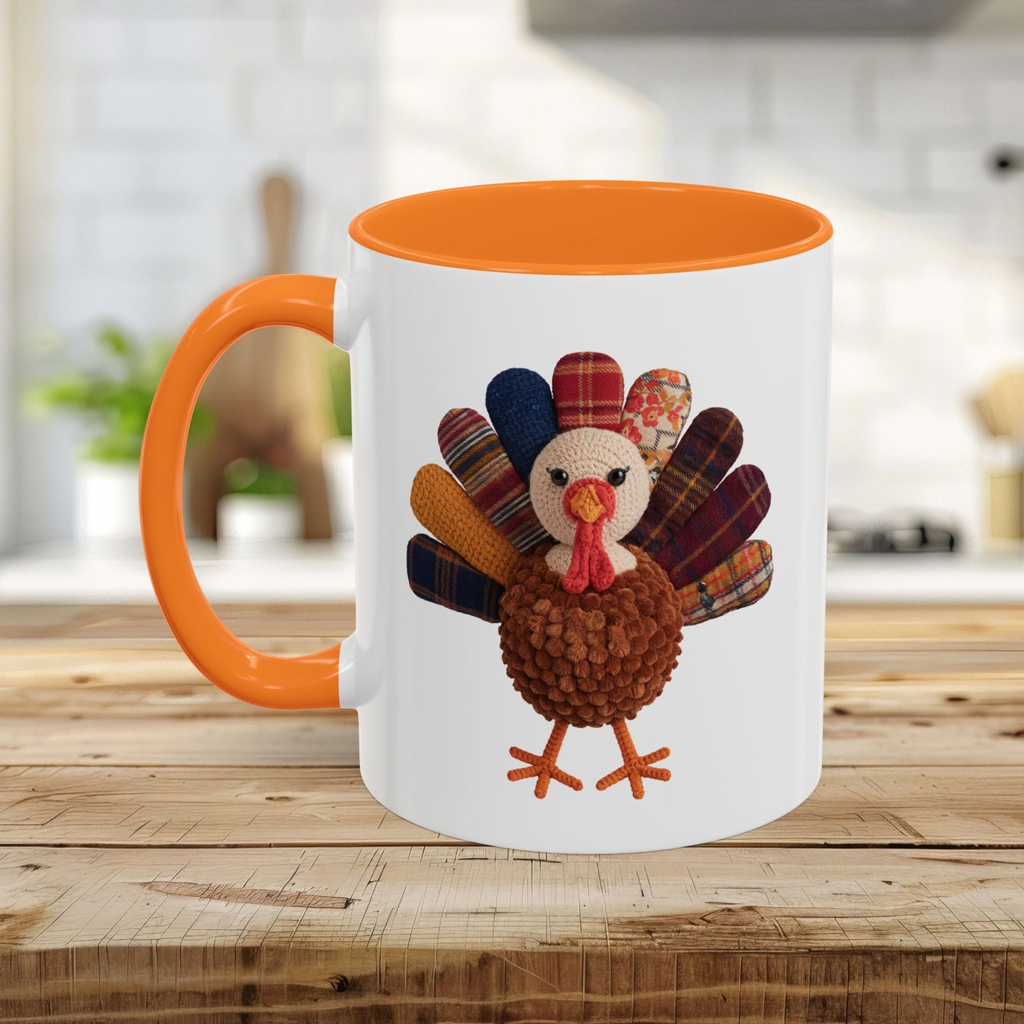Preppy Patchwork Turkey Mug (11/15oz)