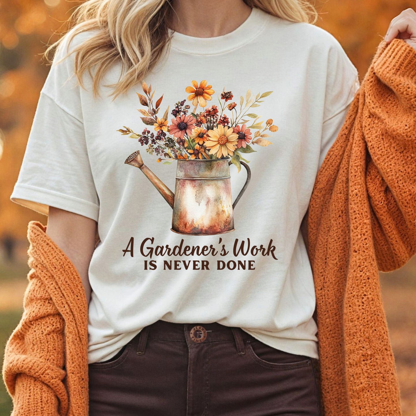 A Gardener's Work is Never Done T-Shirt