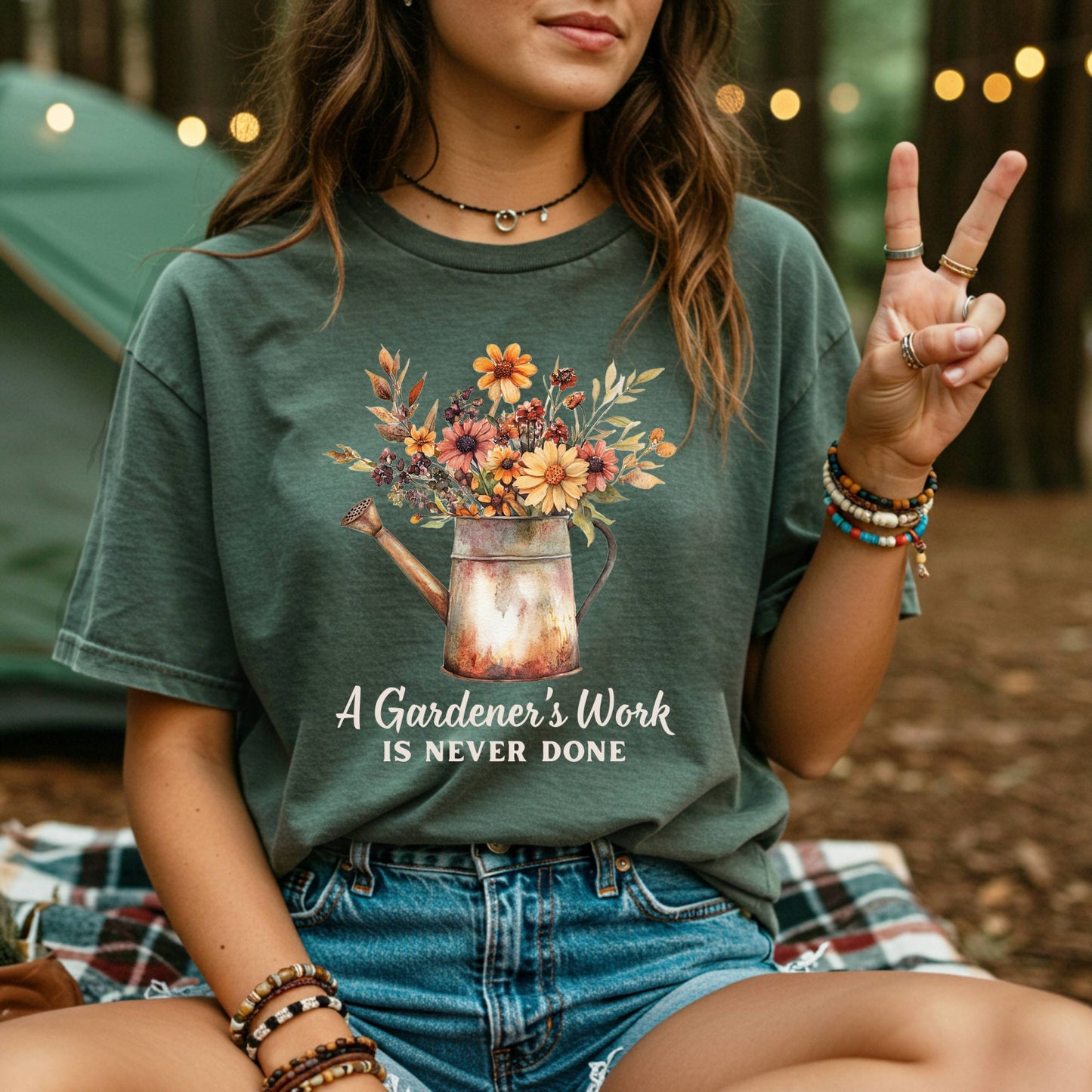 A Gardener's Work is Never Done T-Shirt