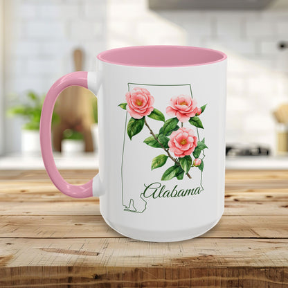 Alabama State Flower Mug — Camellia (11/15oz)