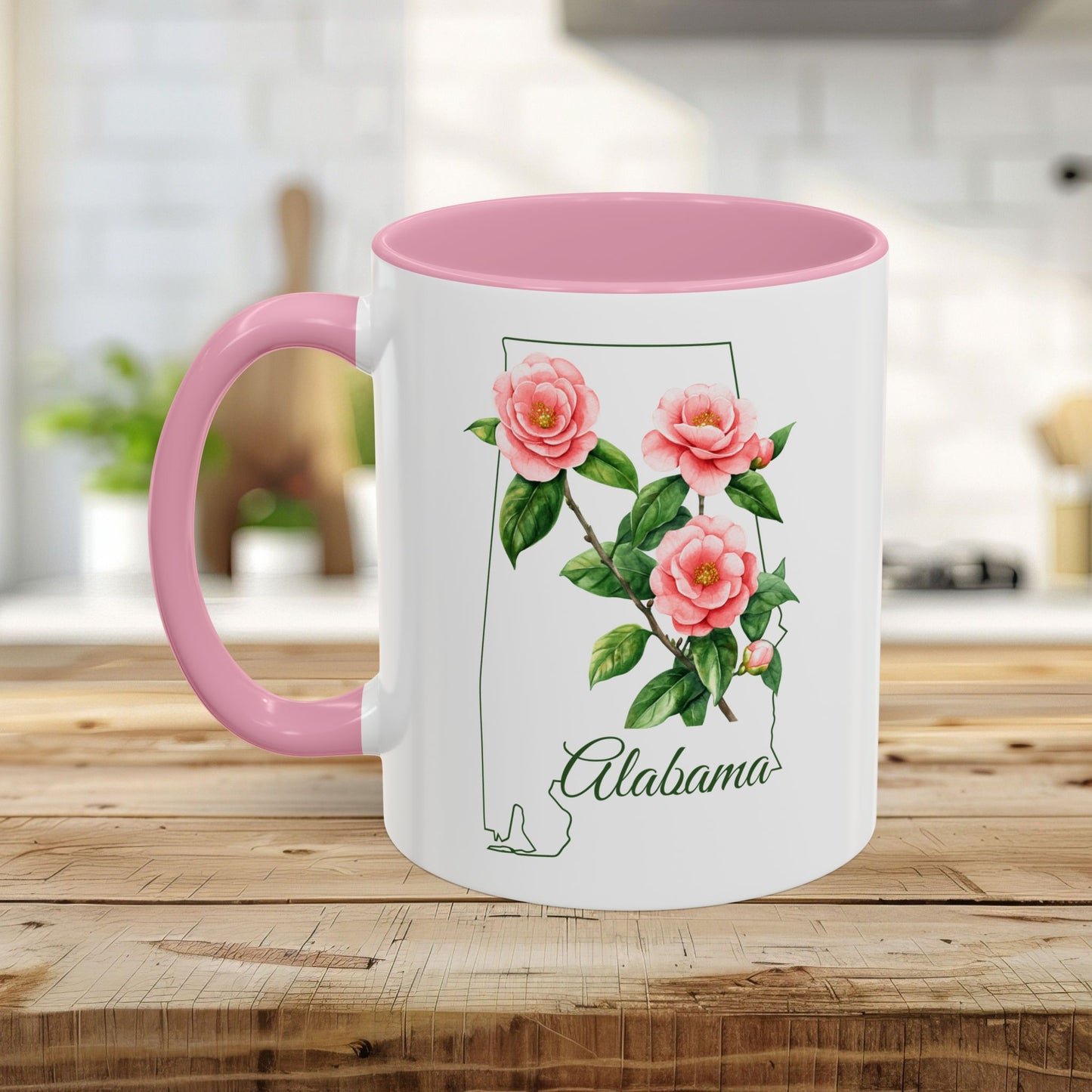 Alabama State Flower Mug — Camellia (11/15oz)
