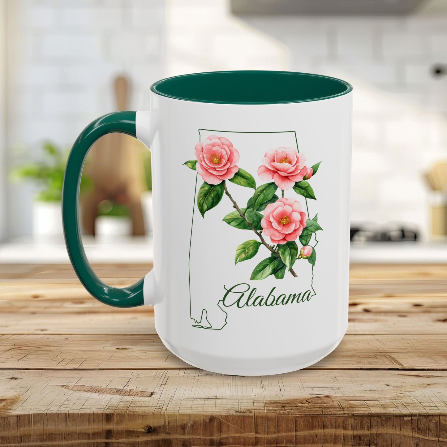 Alabama State Flower Mug — Camellia (11/15oz)