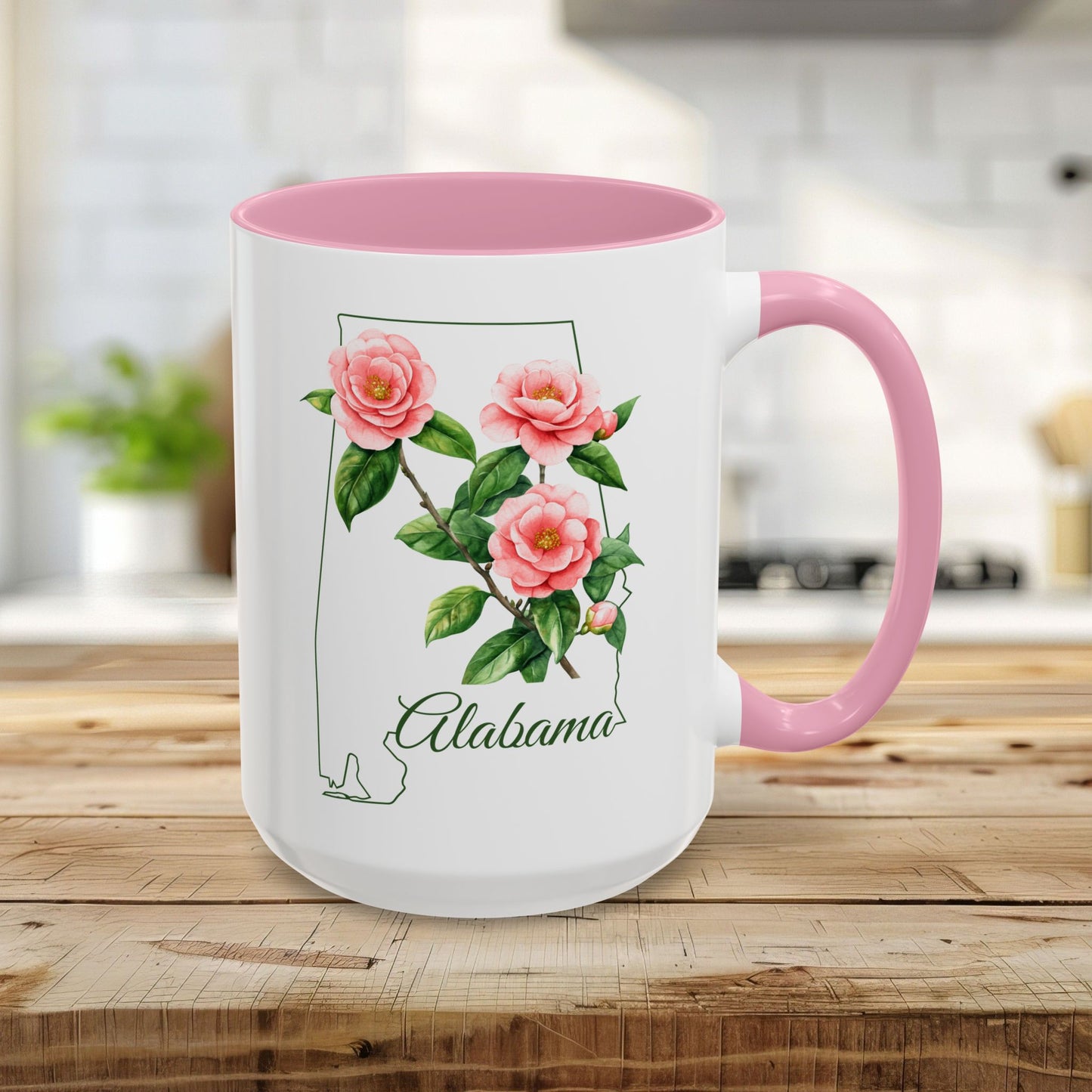 Alabama State Flower Mug — Camellia (11/15oz)