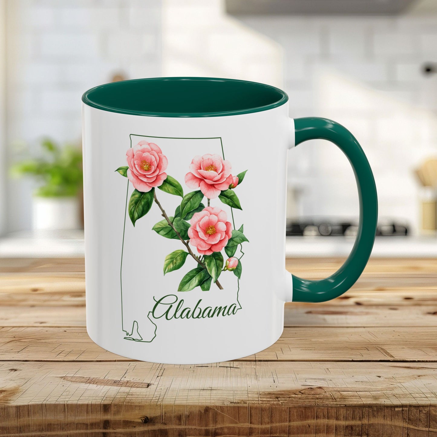 Alabama State Flower Mug — Camellia (11/15oz)