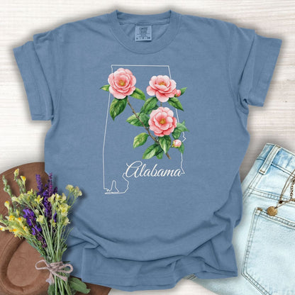 Alabama State Flower T-Shirt - Camellia