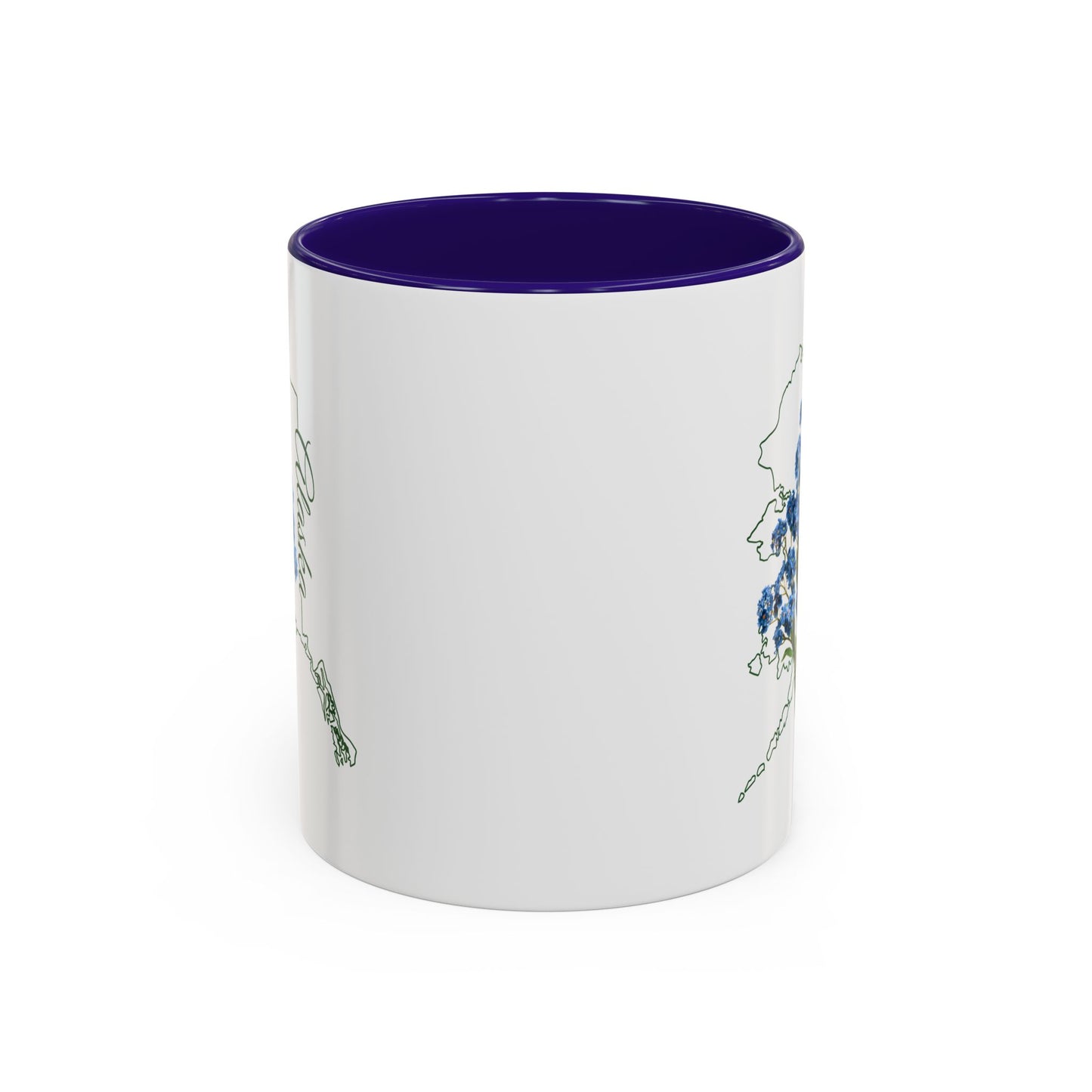 Alaska State Flowel Mug – Alpine Forget-Me-Not (11/15oz)