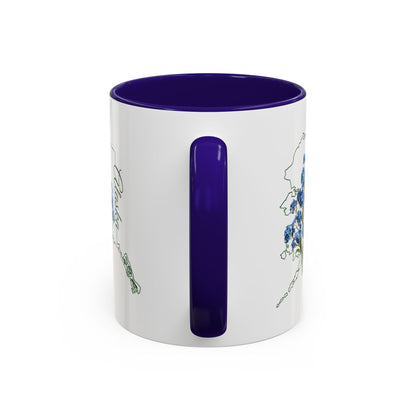 Alaska State Flowel Mug – Alpine Forget-Me-Not (11/15oz)