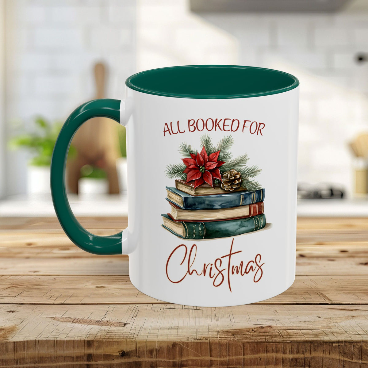 All Booked for Christmas Mug (11/15oz)