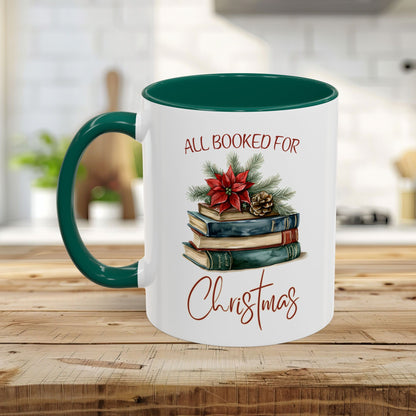 All Booked for Christmas Mug (11/15oz)
