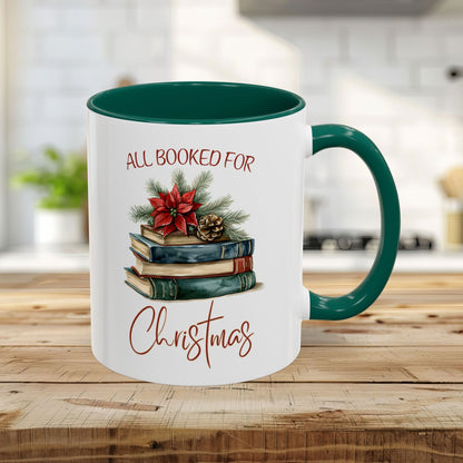 All Booked for Christmas Mug (11/15oz)