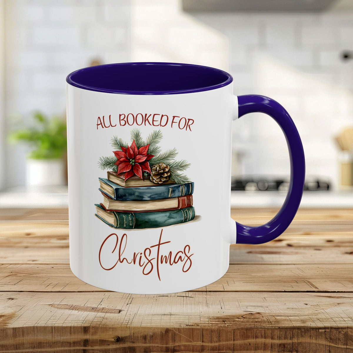 All Booked for Christmas Mug (11/15oz)