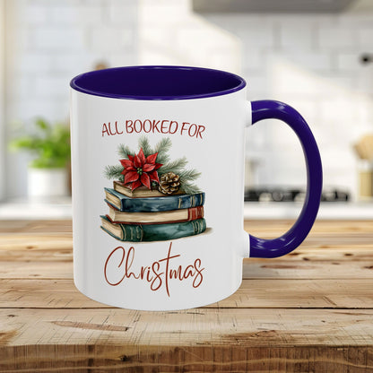All Booked for Christmas Mug (11/15oz)
