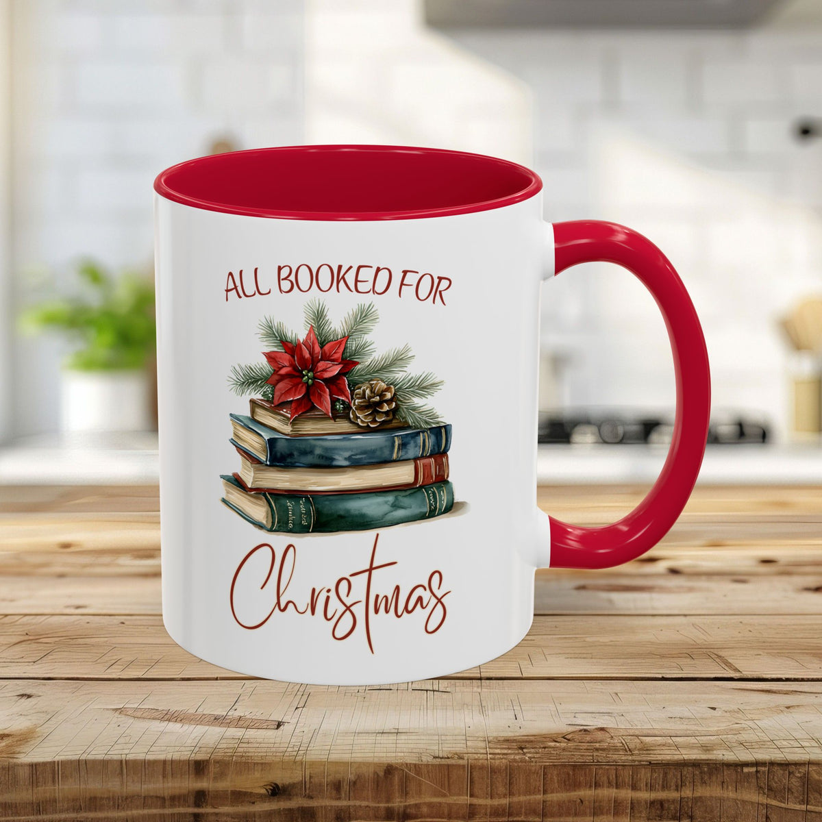All Booked for Christmas Mug (11/15oz)
