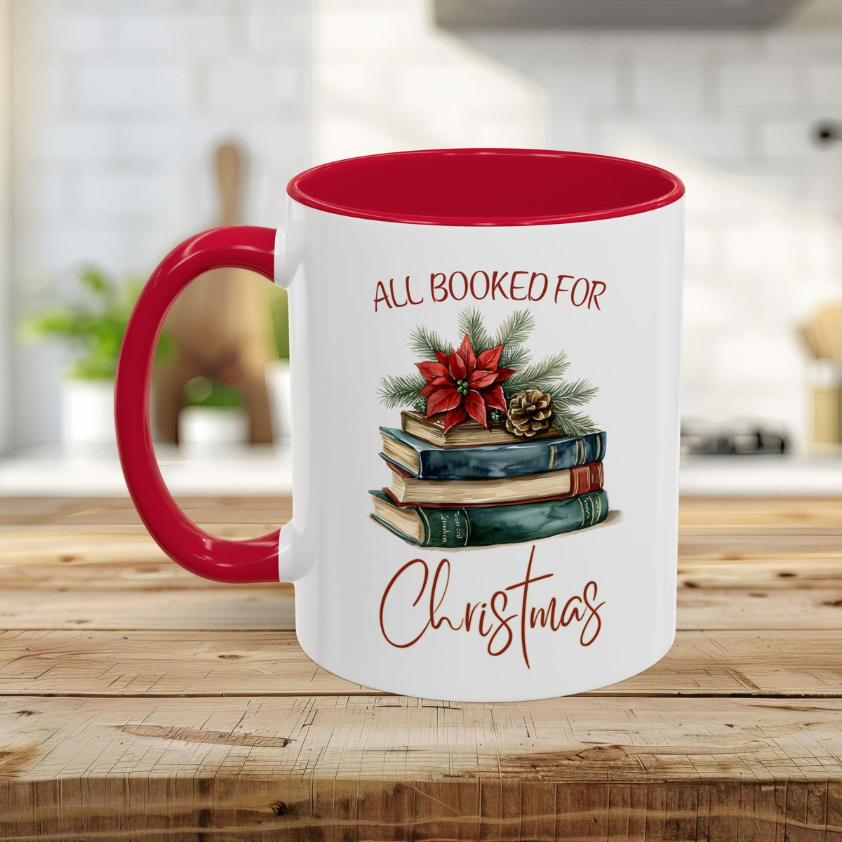 All Booked for Christmas Mug (11/15oz)