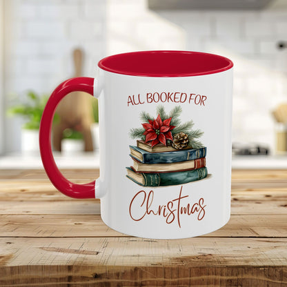 All Booked for Christmas Mug (11/15oz)