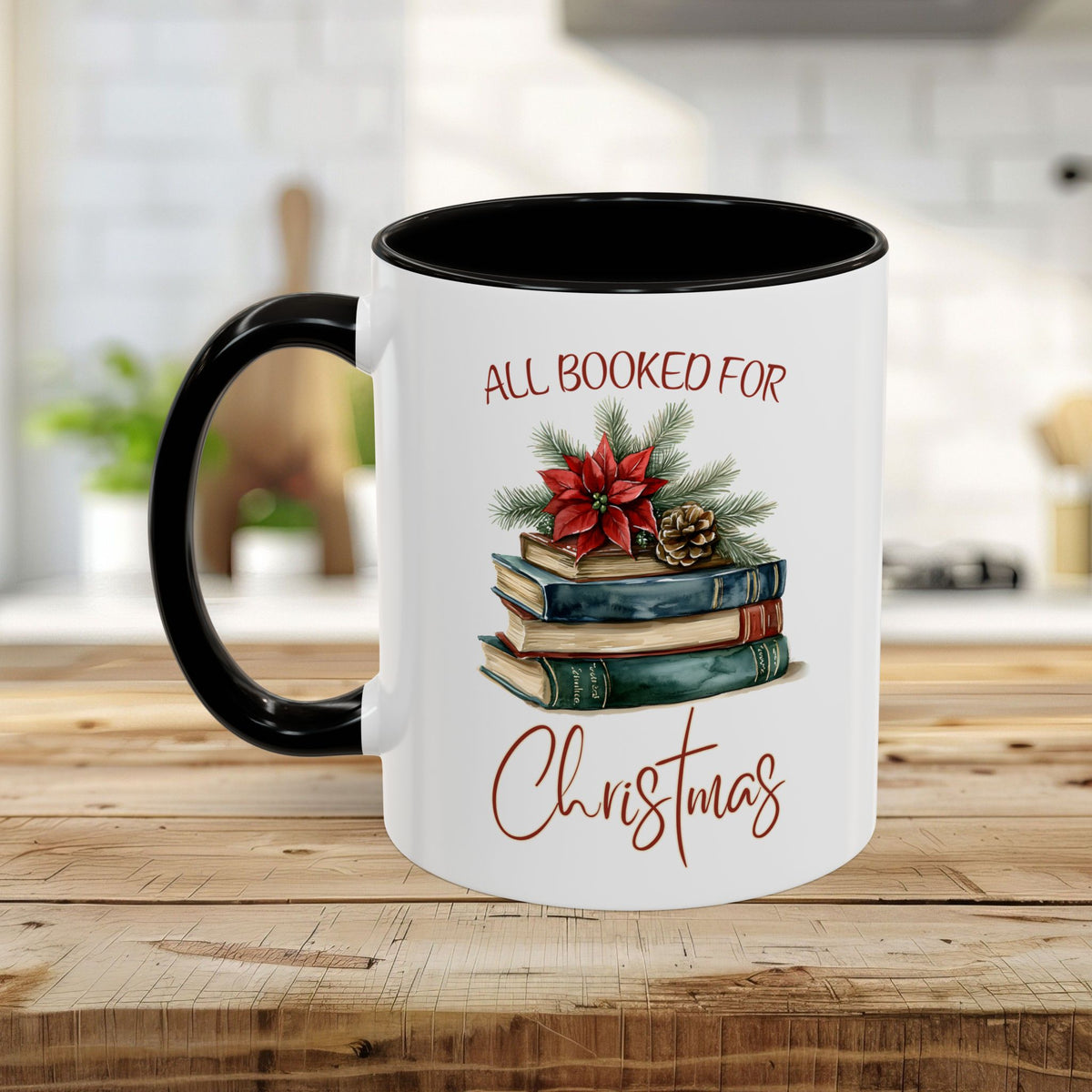 All Booked for Christmas Mug (11/15oz)