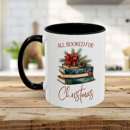 All Booked for Christmas Mug (11/15oz)