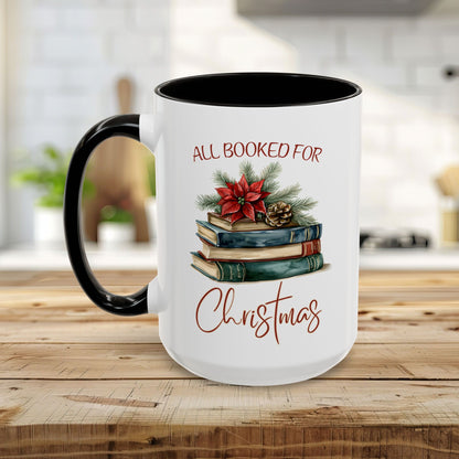 All Booked for Christmas Mug (11/15oz)