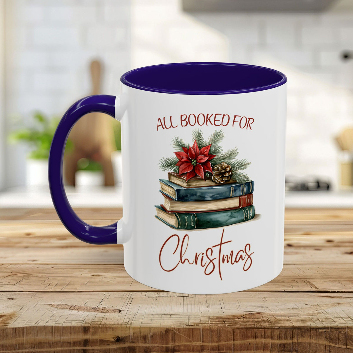 All Booked for Christmas Mug (11/15oz)