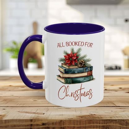 All Booked for Christmas Mug (11/15oz)