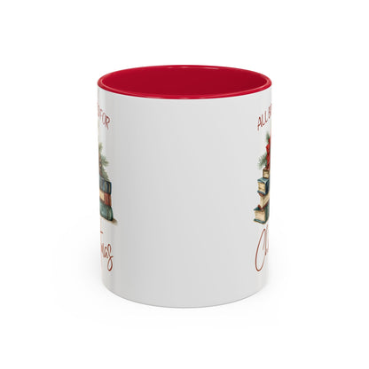 All Booked for Christmas Mug (11/15oz)