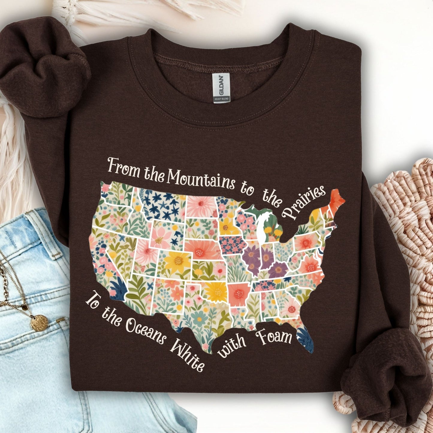 America the Beautiful Sweatshirt