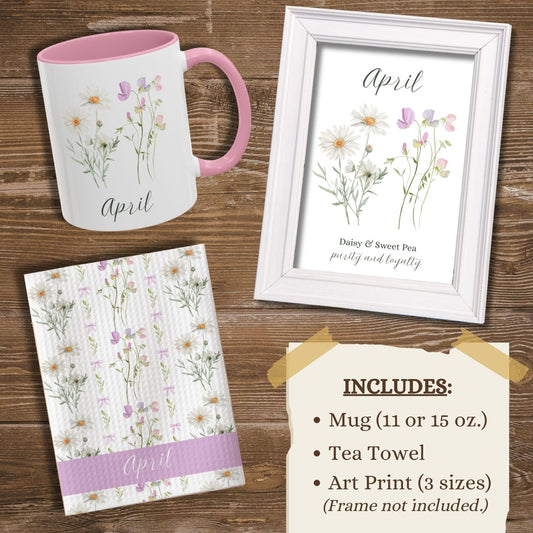 April Birth Month Flower Gift Set