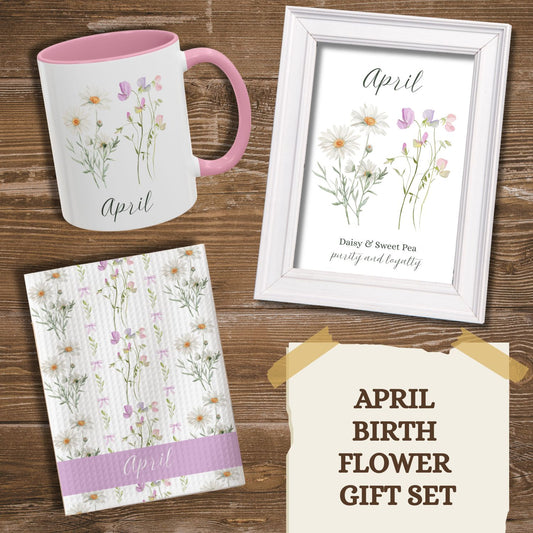 April Birth Month Flower Gift Set