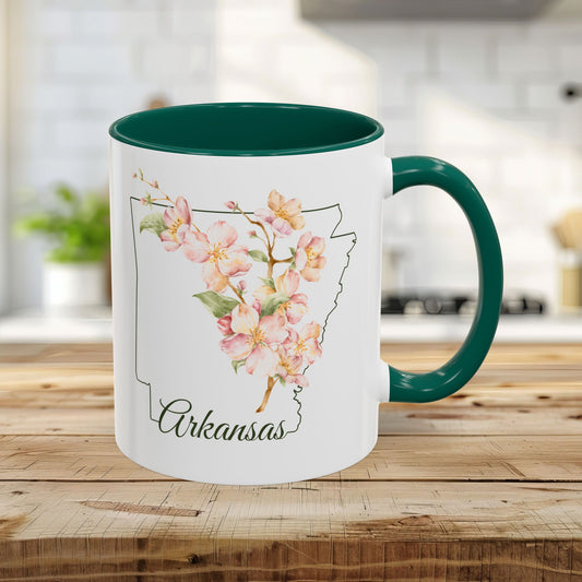 Arkansas State Flower Mug - Apple Blossom (11/15oz)