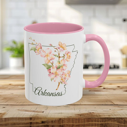 Arkansas State Flower Mug - Apple Blossom (11/15oz)