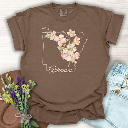 Arkansas State Flower T-Shirt - Apple Blossom