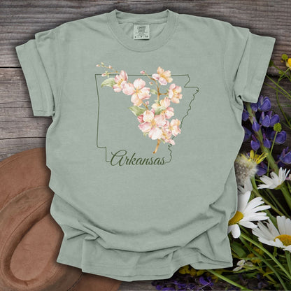 Arkansas State Flower T-Shirt - Apple Blossom
