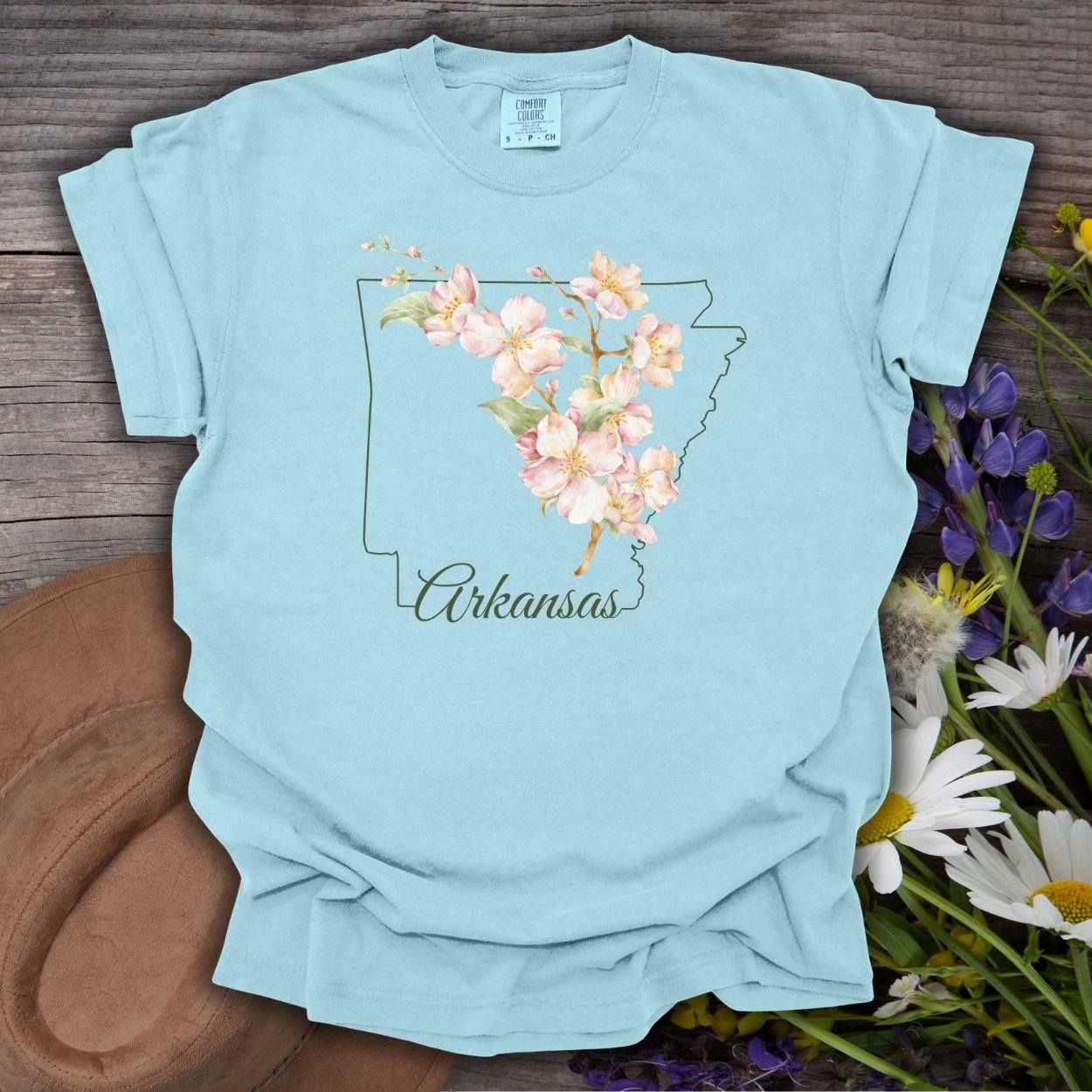 Arkansas State Flower T-Shirt - Apple Blossom