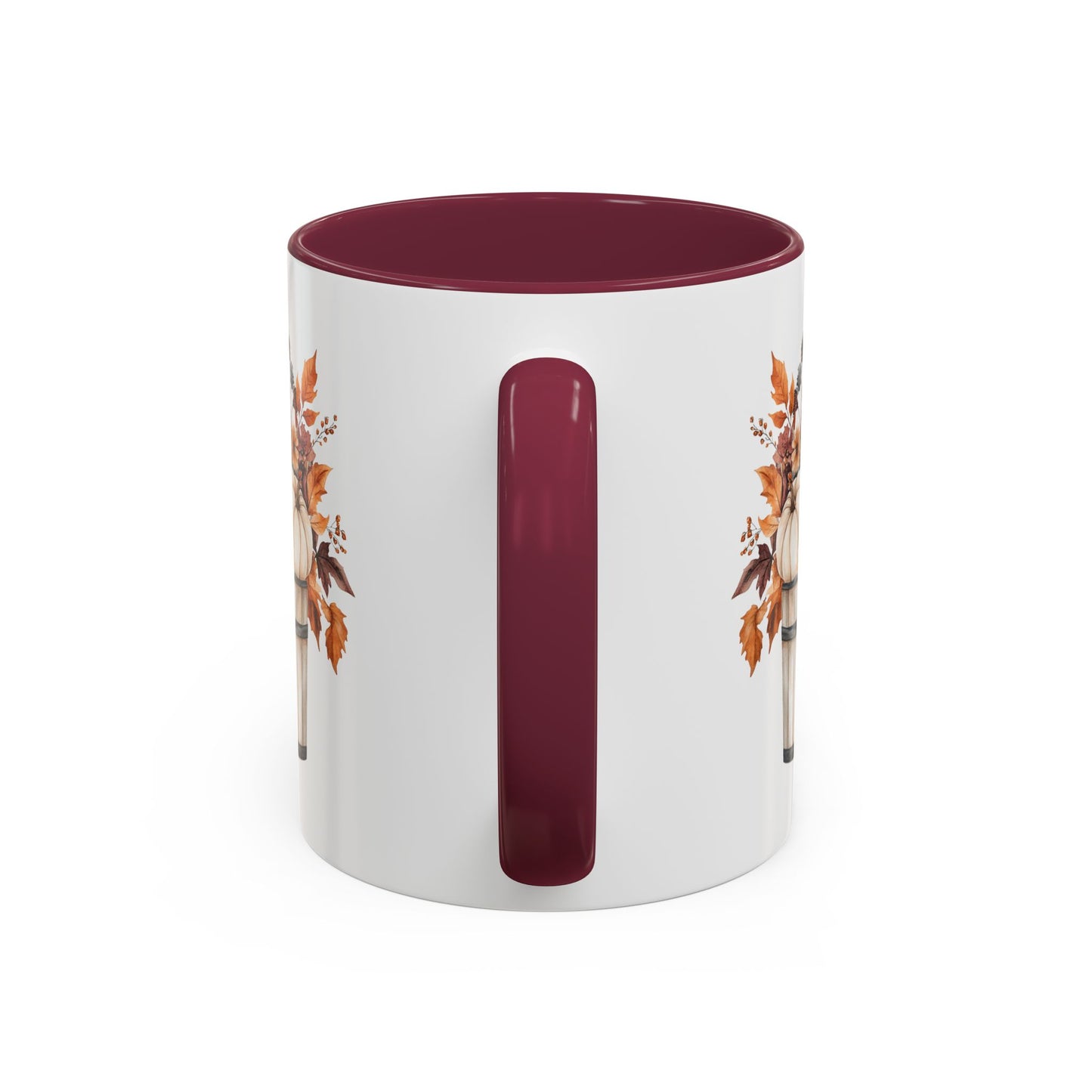 Autumn Basket with Pumpkins & Flowers Mug (11/15oz)
