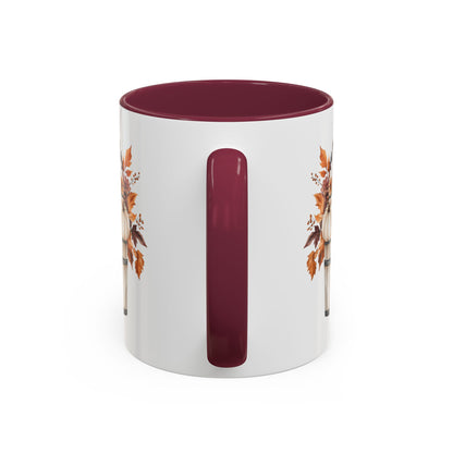 Autumn Basket with Pumpkins & Flowers Mug (11/15oz)