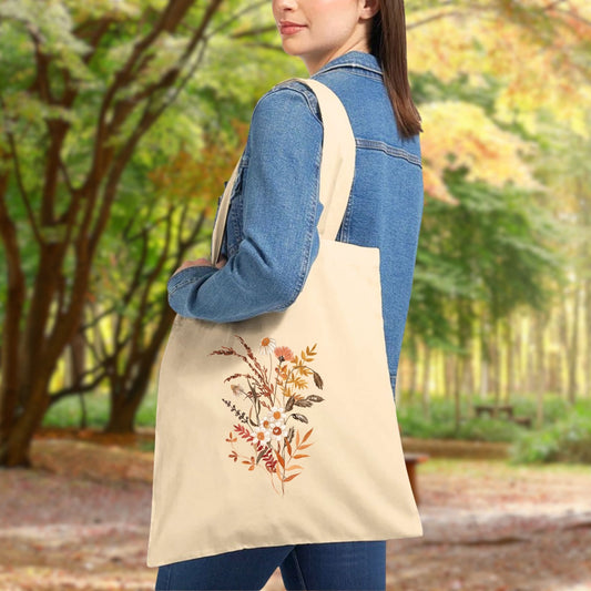 Autumn Botanical Tote Bag