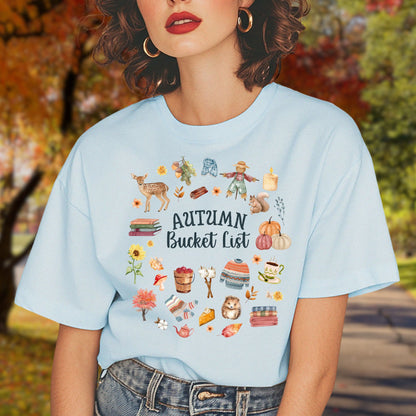 Autumn Bucket List T-Shirt