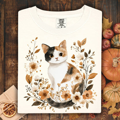 Autumn Calico Cat T-Shirt
