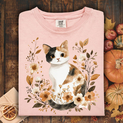 Autumn Calico Cat T-Shirt
