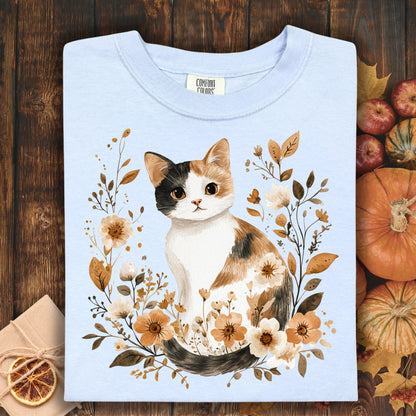 Autumn Calico Cat T-Shirt