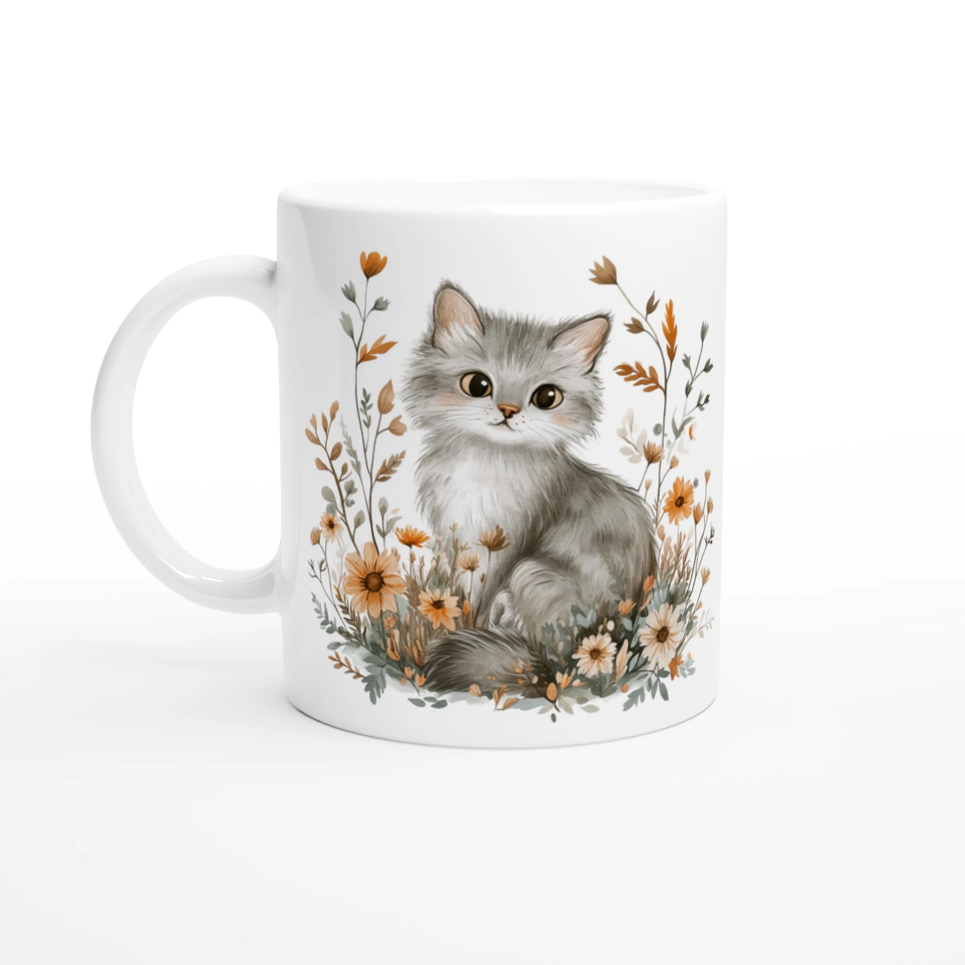 Autumn Cat Mug - Customize